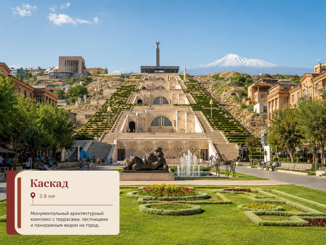 Cascade, 2.8 km from Guest House Margaryan